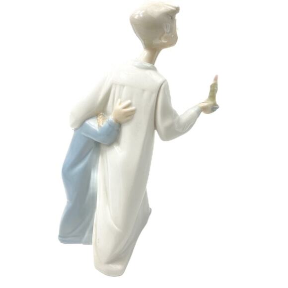 Protective Big Brother with Candle Night Watchman Vintage Lladro Salvador Furio - Picture 3 of 10